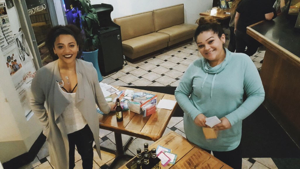 Two girls some pads x Gallery&nbsp;Cafe